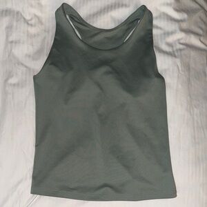 Women's Olive Green Racerback Tank Top